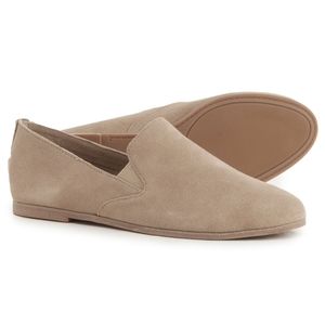 Lucky Brand Grey/Tan Suede Flats Size 7